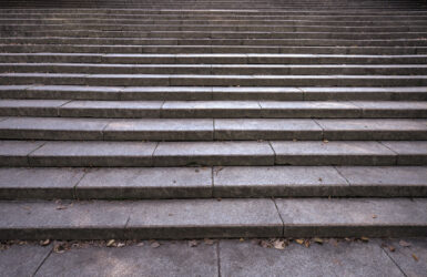 Climbing to the top - steps