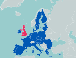 Brexit map