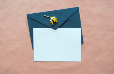 Letter and envelope