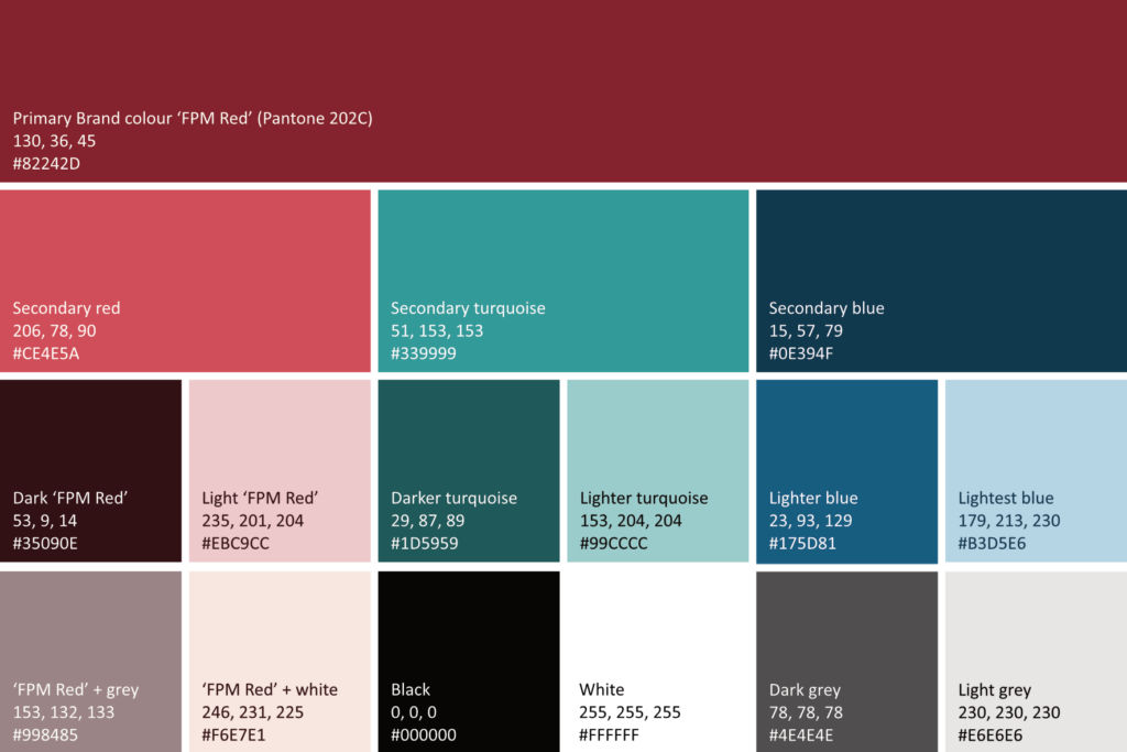 FPM Brand colours 2021