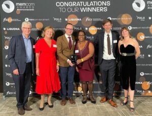 FPM representatives at Memcom Awards 2021