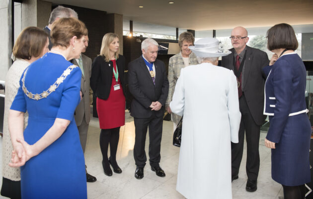 Alan Boyd meets the Queen