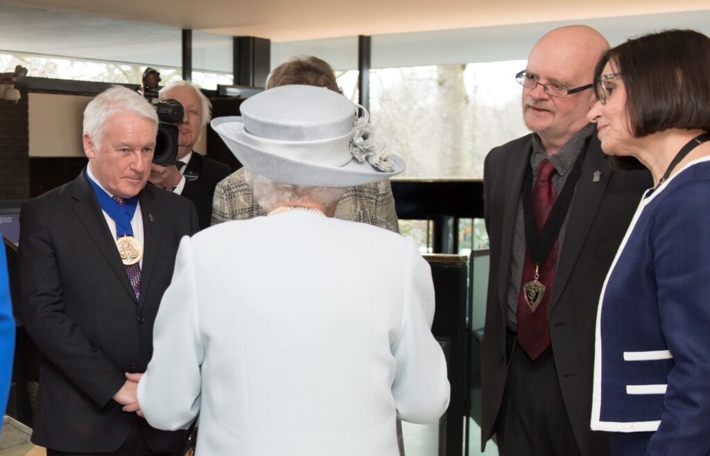 Alan Boyd meets the Queen