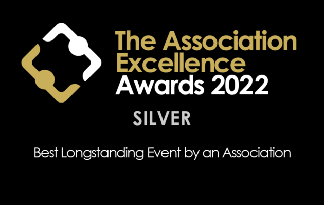 The Excellence Association Awards 2022 Silver award for Best Longstanding Event by an Association banner graphic