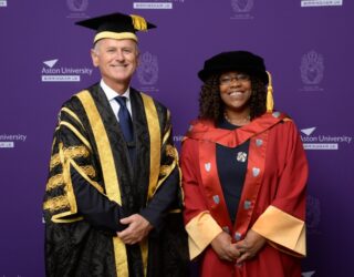 Marcia awarded honorary fellowship of Aston university