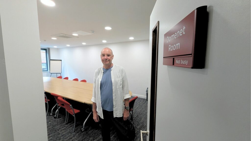 Paul Domenet in the Domenet Room