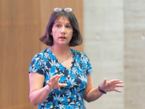 Sheuli Porkess speaking at the Ethos Charity Symposium 2026